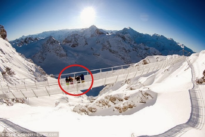 Don't Look Down! Walk Over Europe's Highest Suspension Bridge