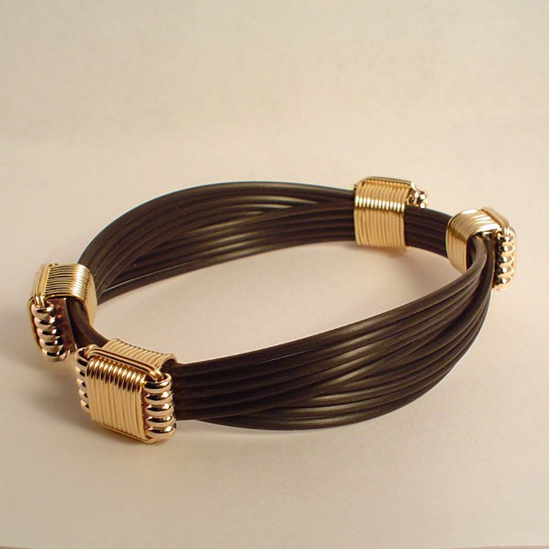 Elephant Hair Bracelets in Wire by Safari Bracelet / The Beading Gem