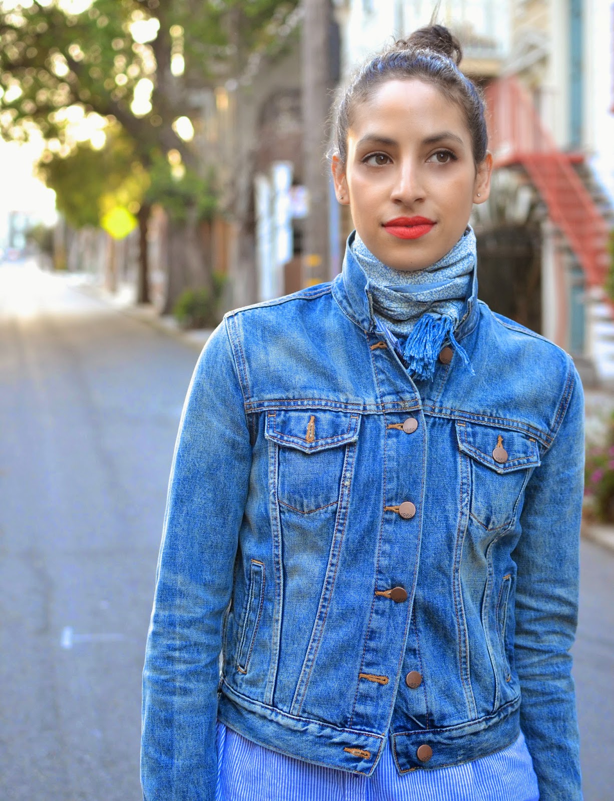 gap distressed denim jacket