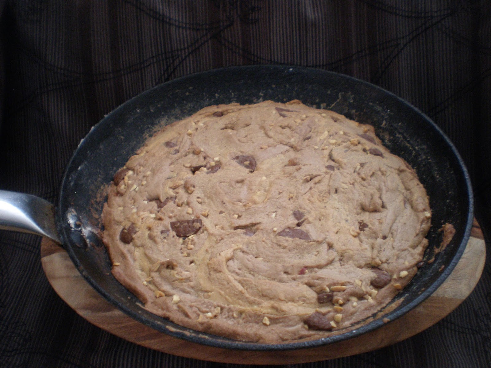 The InTolerant Chef ™ Peanut Butter Choc Chip Skillet Cookie