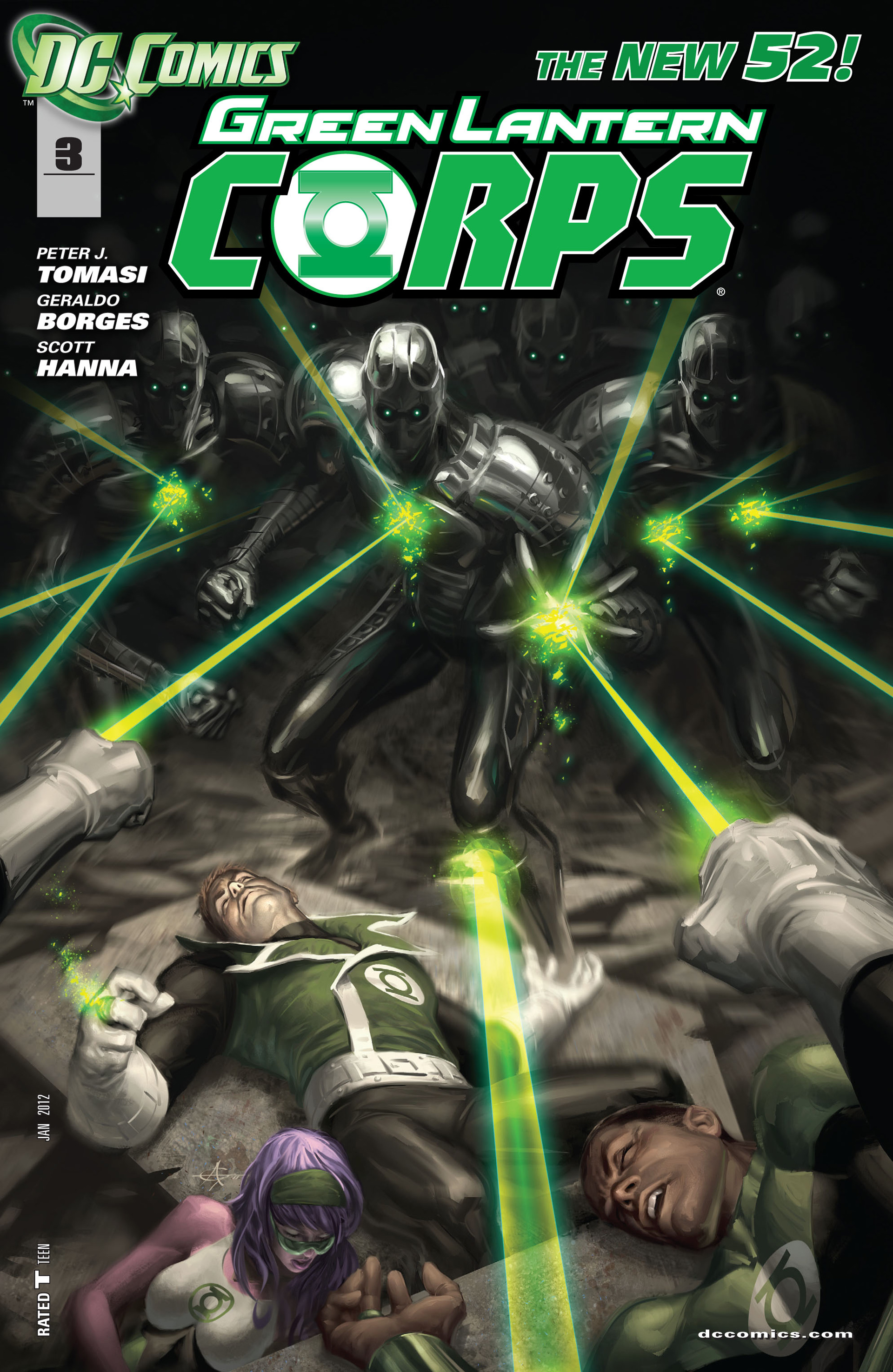 Read online Green Lantern Corps (2011) comic -  Issue #3 - 1