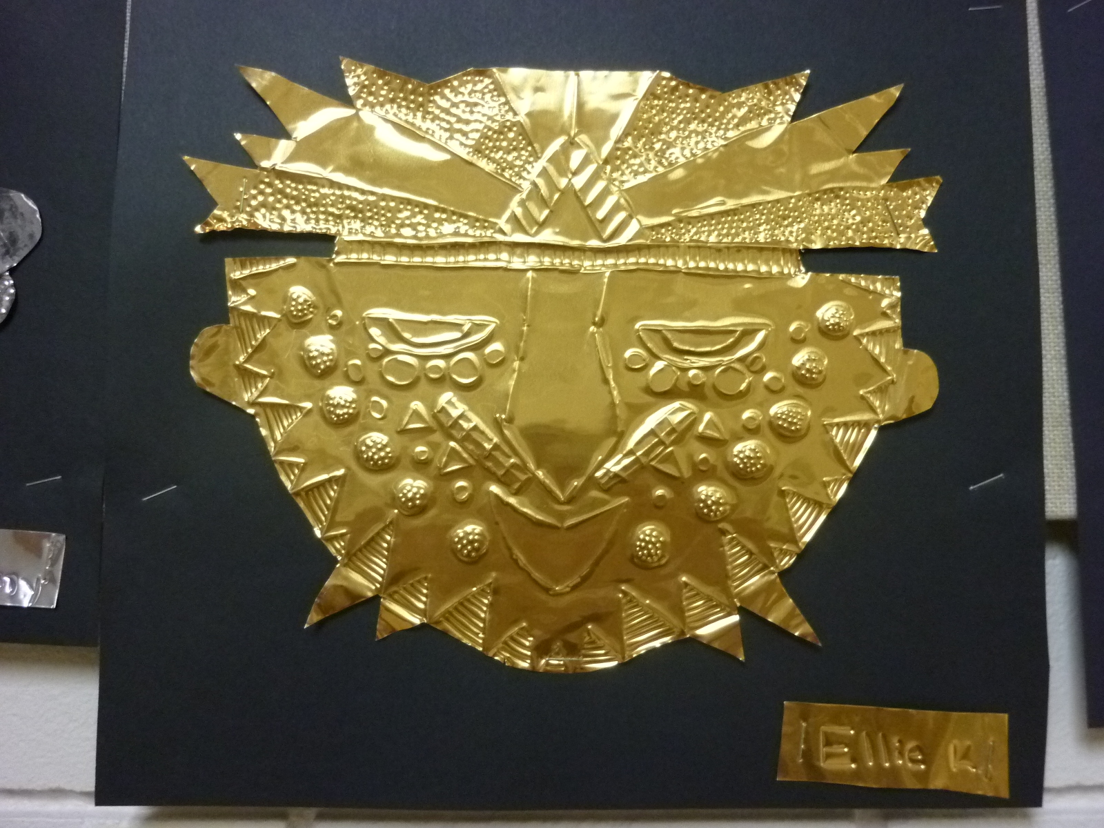 Mrs. Werner's Art Room 5th Grade Metal Masks