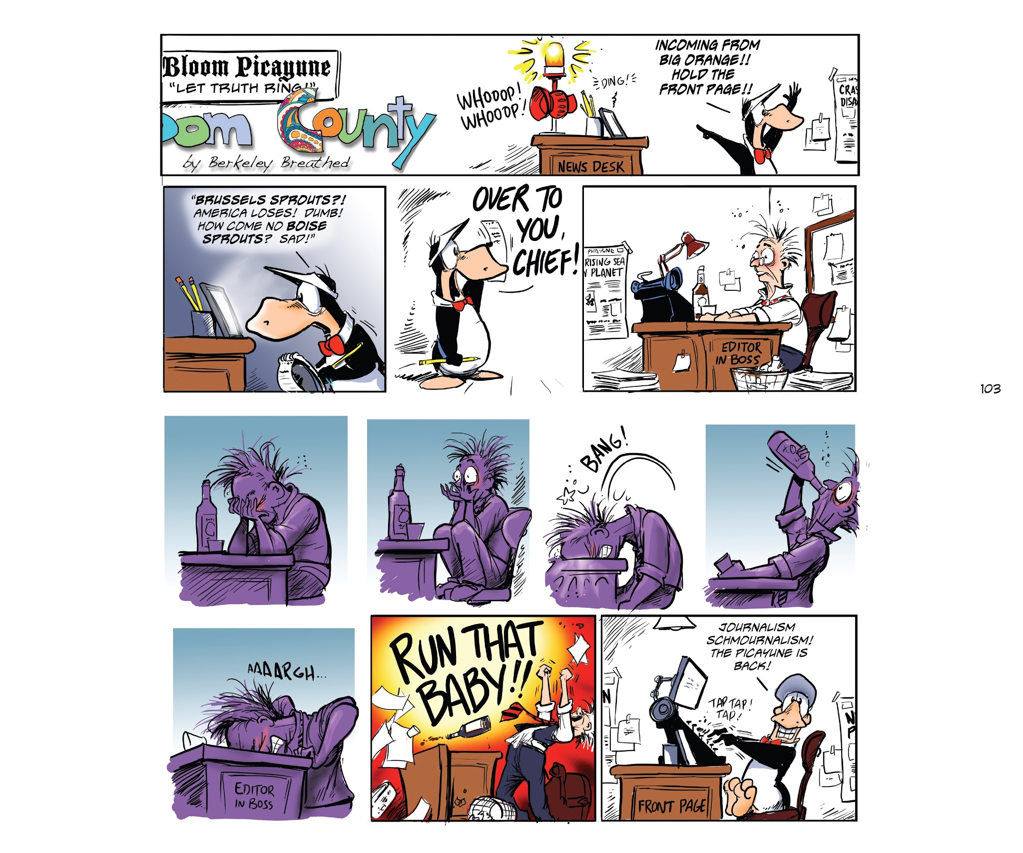 Read online Bloom County: Brand Spanking New Day comic -  Issue # TPB - 104