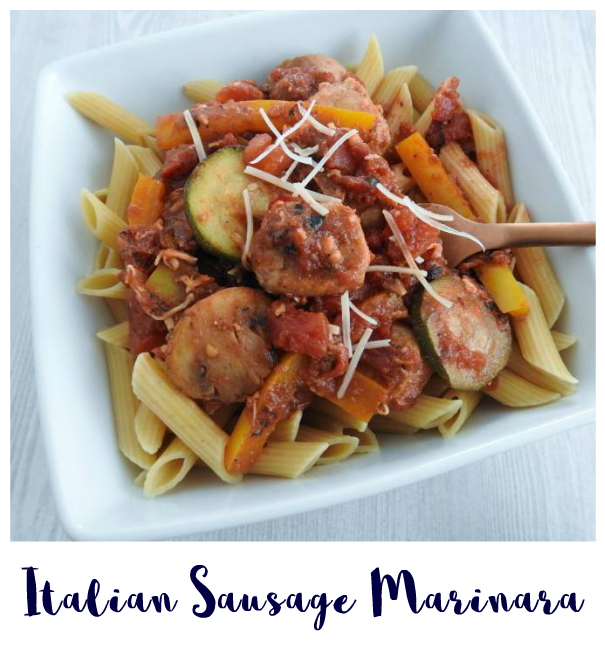 Italian Sausage Marinara with Penne