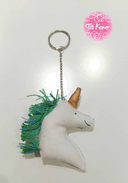 Llavero-unicornio