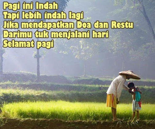 Kata Ucapan Selamat Pagi Dengan gambar yang Indah Pemandangan