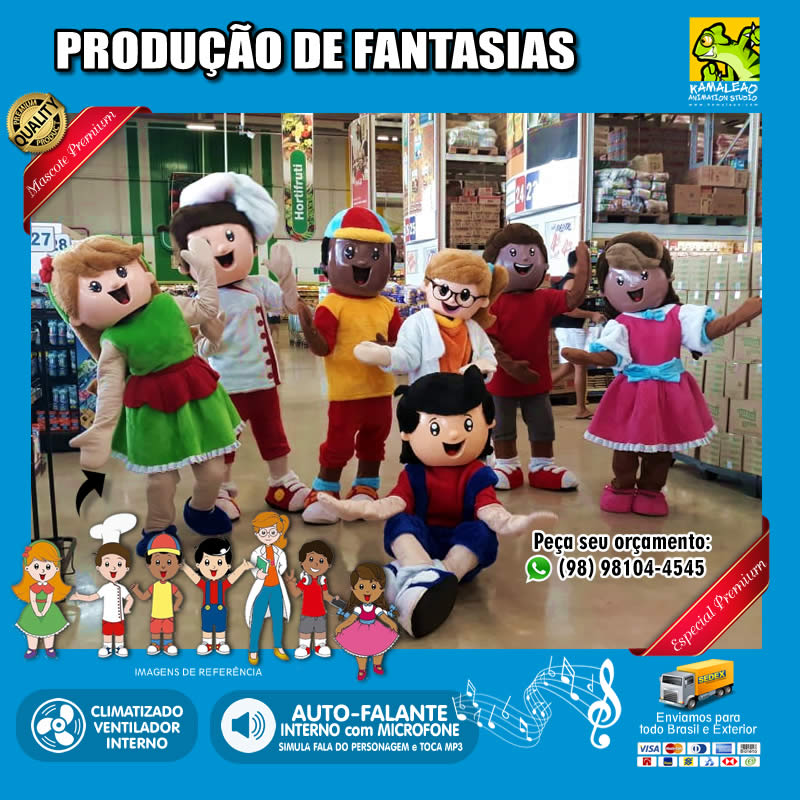 Fantasias de Turminha Infantil menino e menina