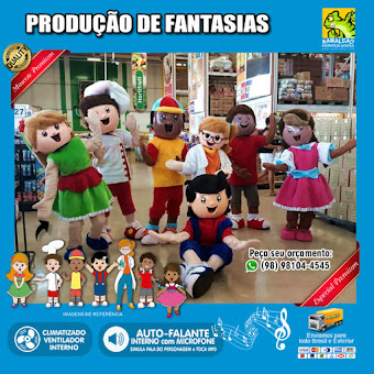 MASCOTES - Fantasias da Turminha Infantil Kids
