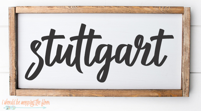 Stuttgart Font