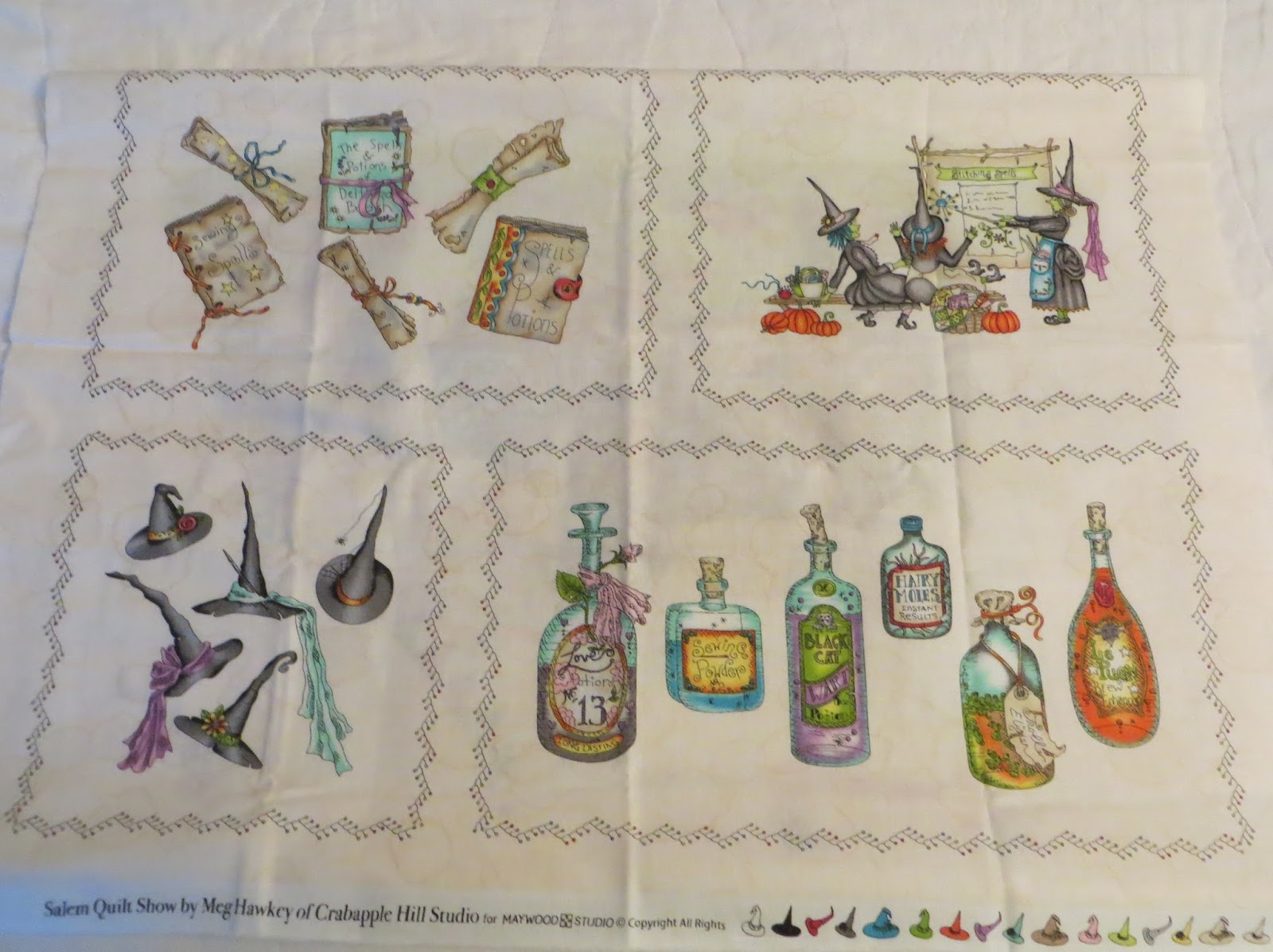 Deborah's Bits and Pieces More Salem Quilt Guild Witches to Stitch