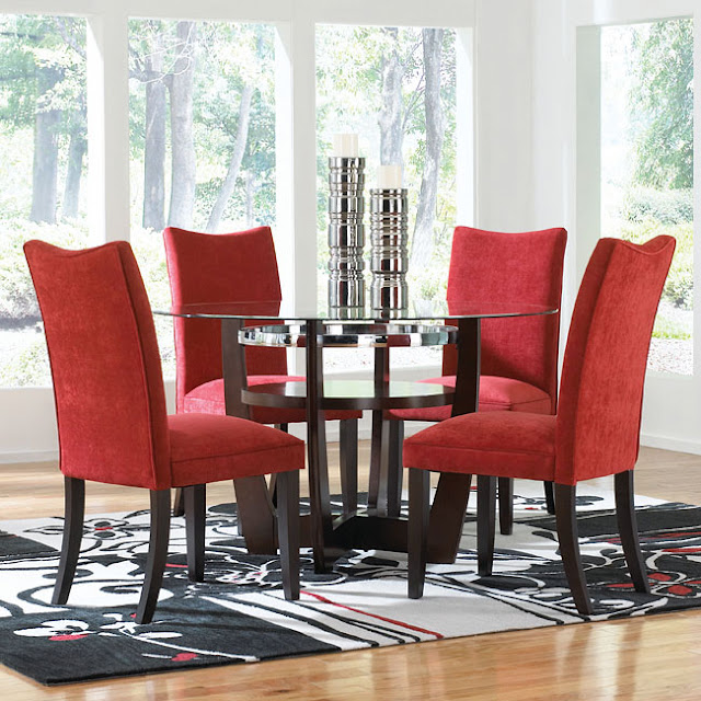 Interesting Red Dining Room Chairs for Making Cheerful Atmosphere Luhomes