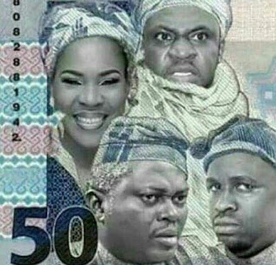4 Por Nollywood Stars Pictured On Nigerian 50 Naira Currency 4 Por Nollywood Stars Pictured On Nigerian 50 Naira Currency Note