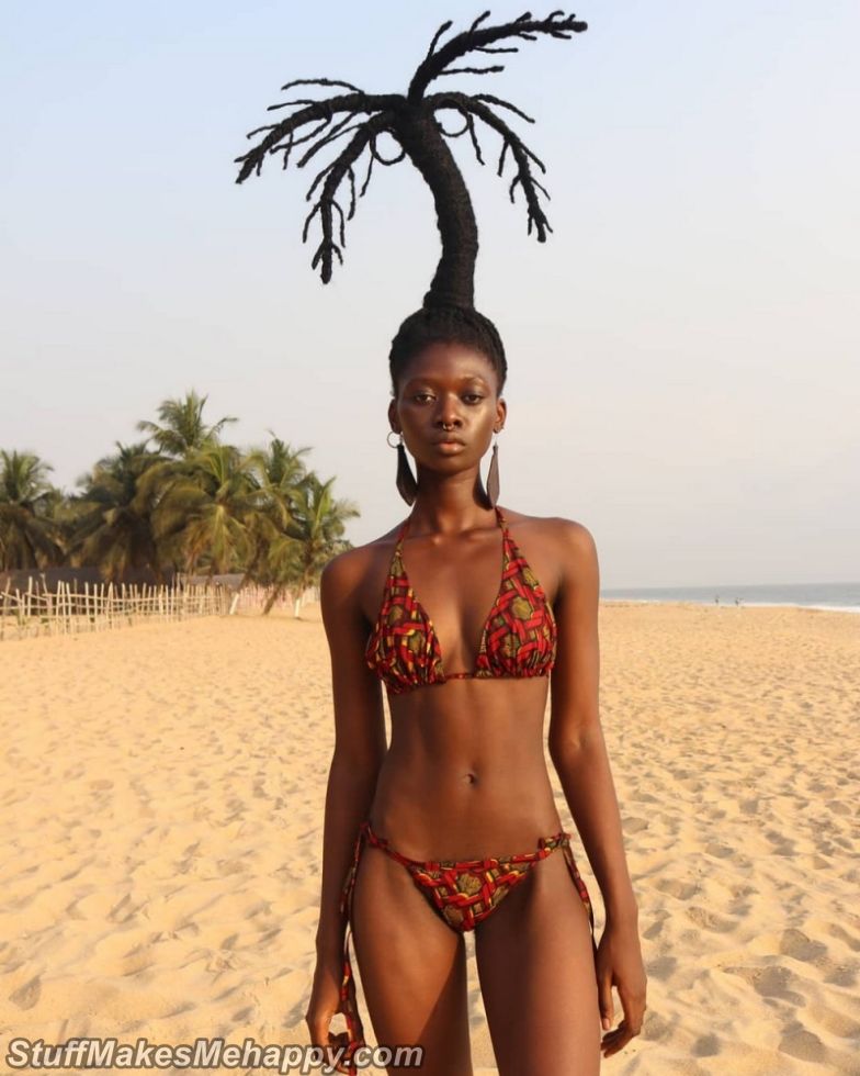 Crazy Hairstyles by African Artist Laetitia Ky