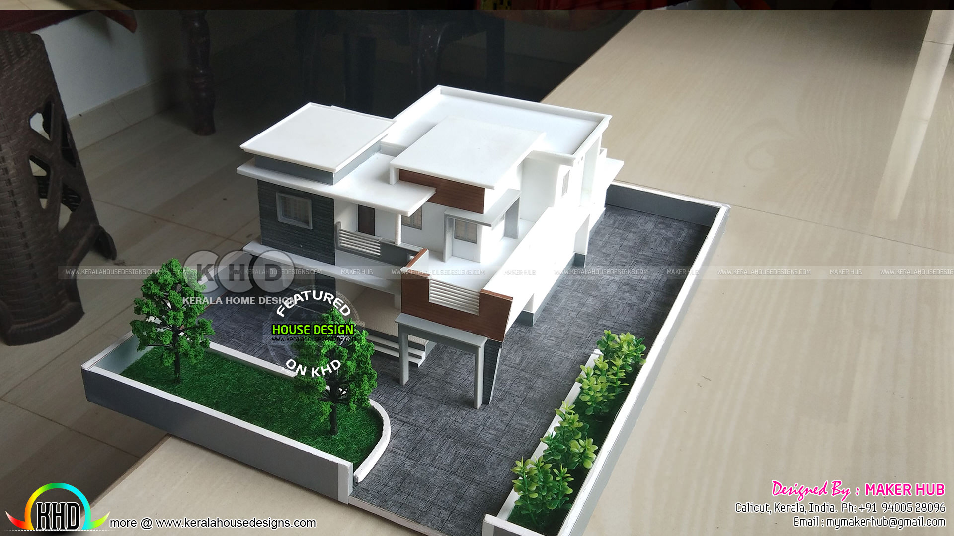 3D Printed house miniature models in Kerala - Kerala home design and