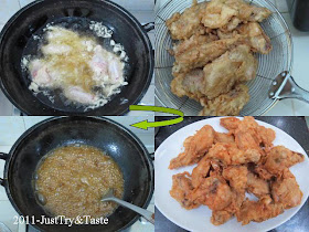 Resep Sayap Ayam Manis & Renyah a la Korea JTT