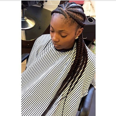 24+ ways To Do Feed In Ponytail with Side Braids Hairstyles Similar to cornrows feed in braids are the new and hip style of 24+ ways To Do Feed In Ponytail with Side Braids Hairstyles