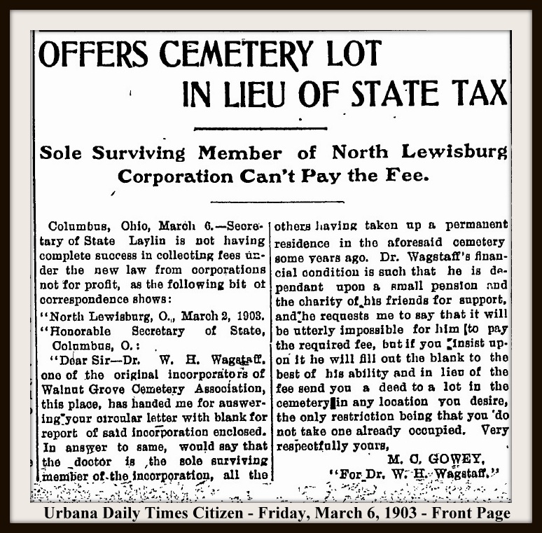 Exploring Almost Gravesites in the Great State of Ohio