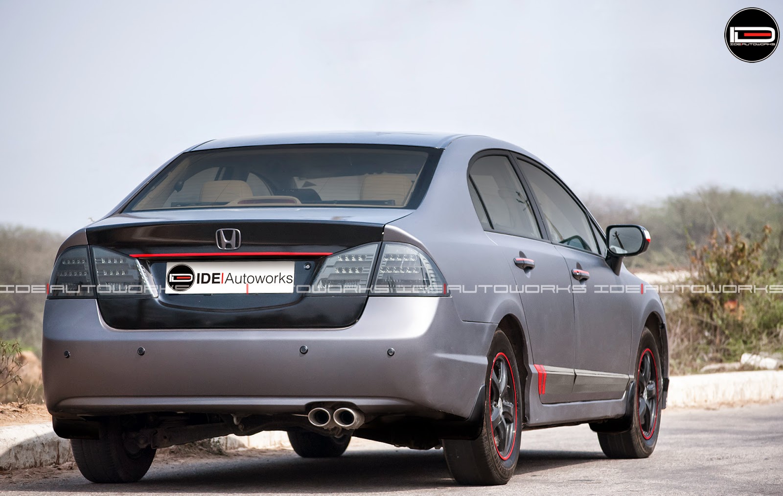 Charcoal Grey Honda Civic
