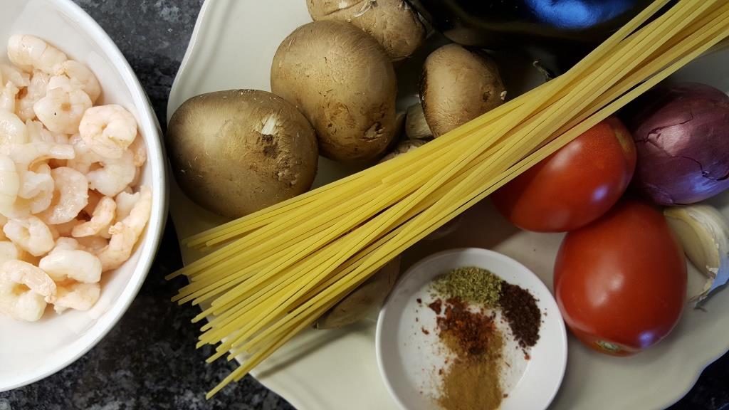 eat-culture: Crevetten-Spaghetti mit einer Zimt-Gemüse-Sauce (Crevette ...