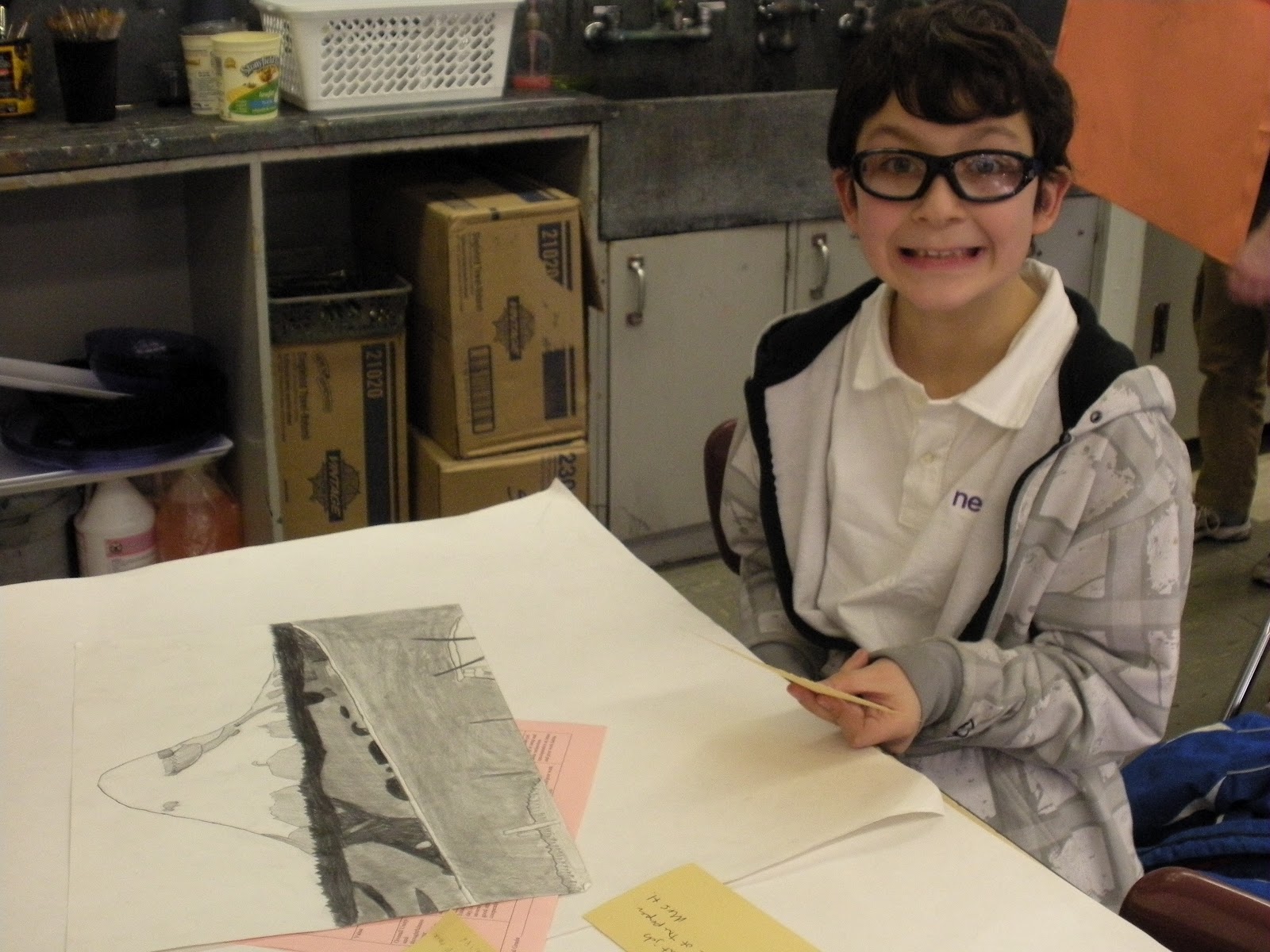 Studio Art with Ms. Hopenwasser: Grade 6: Landscape Drawings with ...