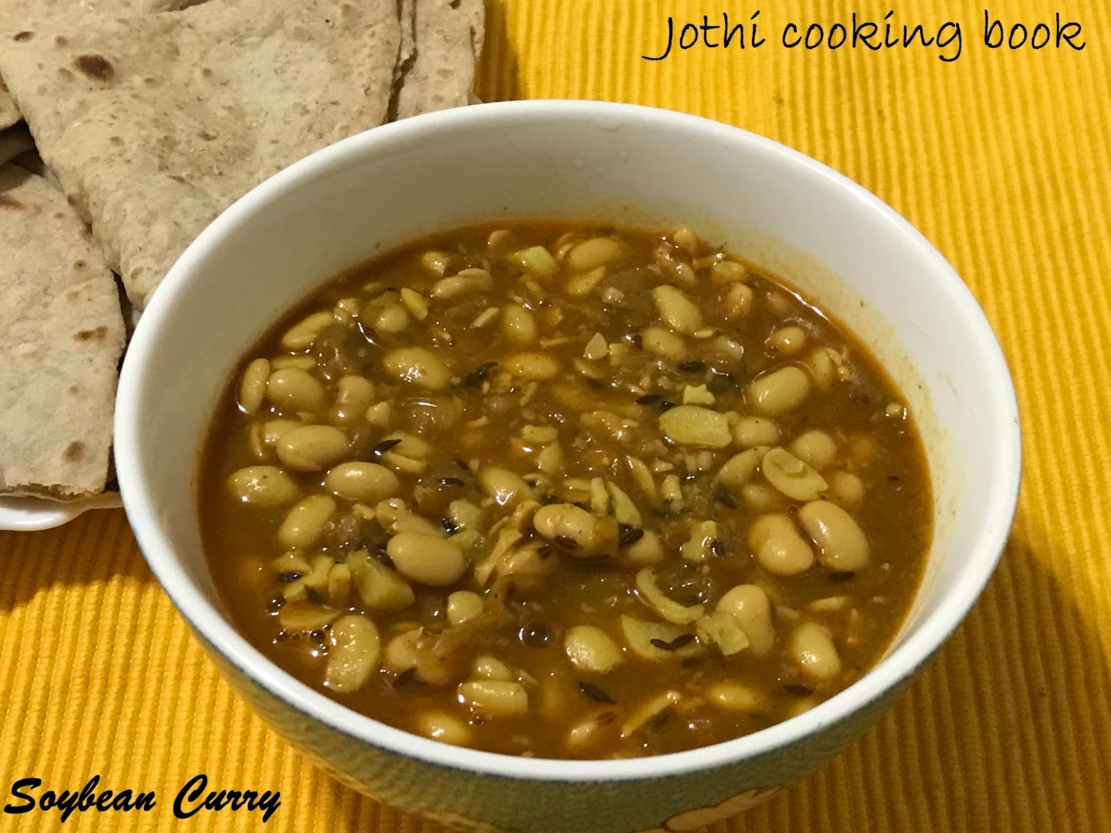 Jothi Cooking Book Soybean Curry