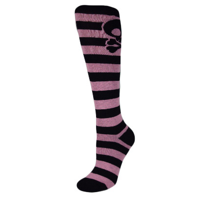 The ULTIMATE Crossfit Socks: Black and Pink Skull Socks
