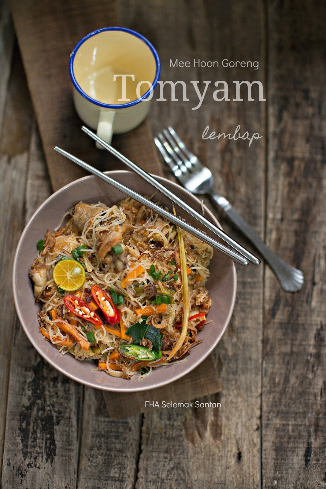 MEE HOON GORENG TOMYAM LEMBAPlembut tapi tak hancur atau putus - FHA Selemak Santan