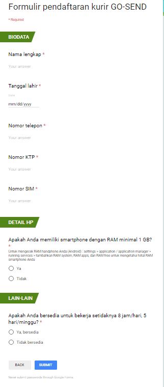 Cara Daftar Go Kilat Online