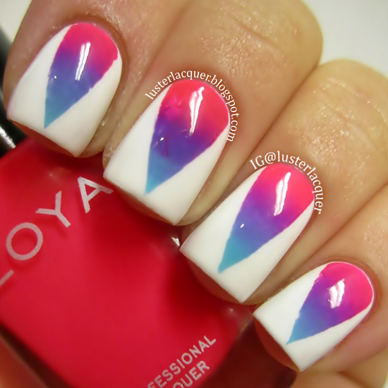 Luster Lacquer: Gradient Triangles
