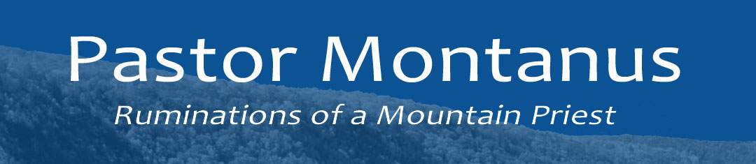 Pastor Montanus - Ruminations of a Mountain Priest
