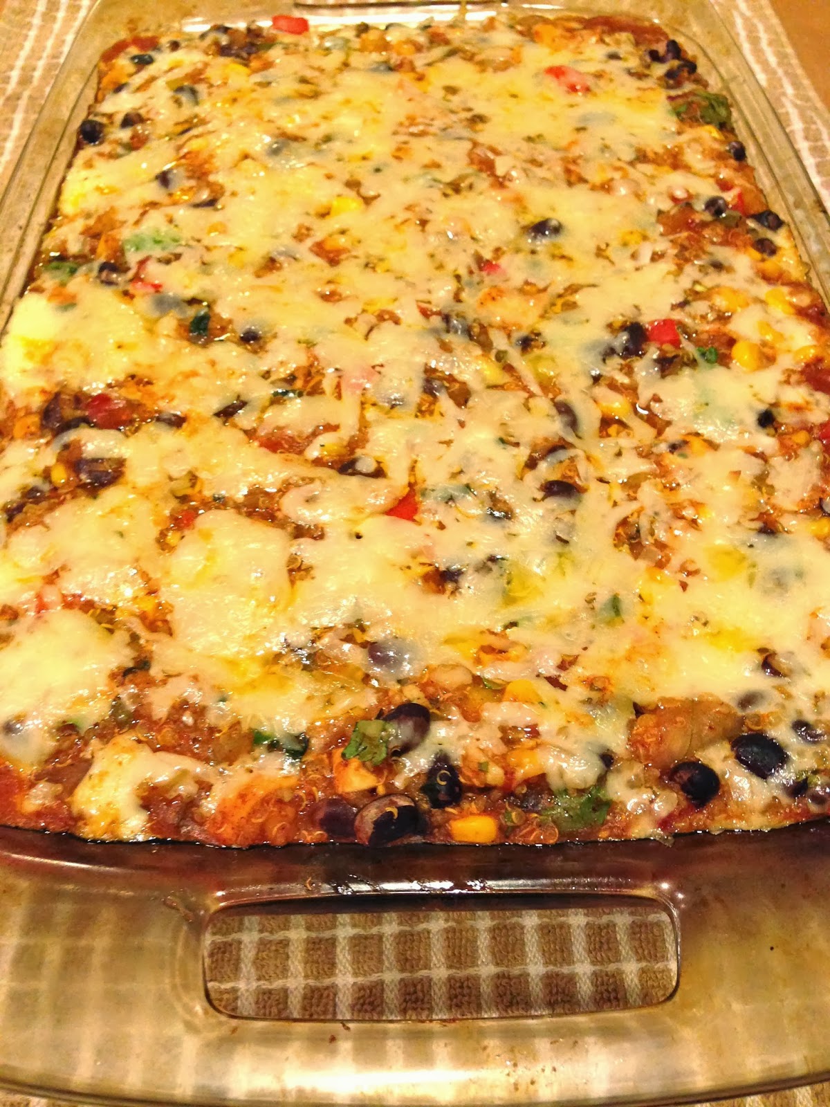 Everyday Bites Quinoa Enchilada Bake