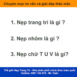 nẹp trang trí nẹp nhôm là gì