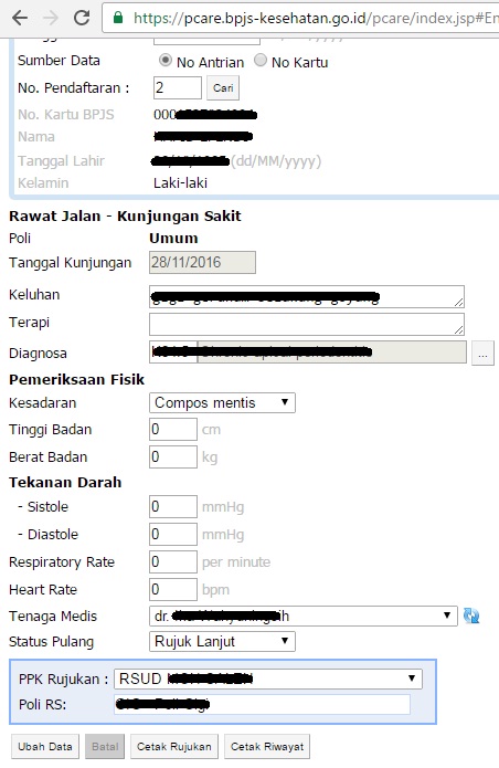 DOKTER UMUM: Rekam Medis Elektronik P-Care BPJS Dokter ...