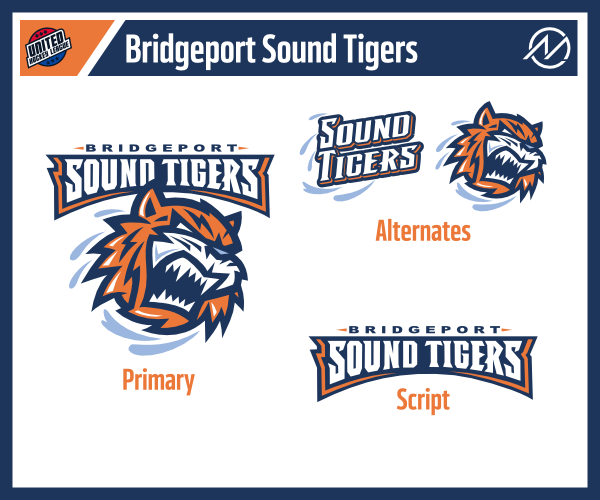 Sports Logo Spot: Bridgeport Sound Tigers Sports Logo Spot: Bridgeport Sound Tigers