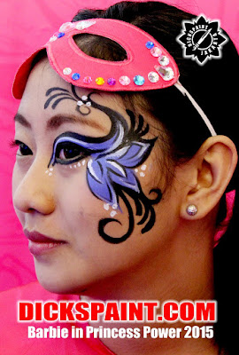 face painting kids barbie jakarta