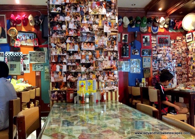 interiors of Ostadi Restaurant in Dubai