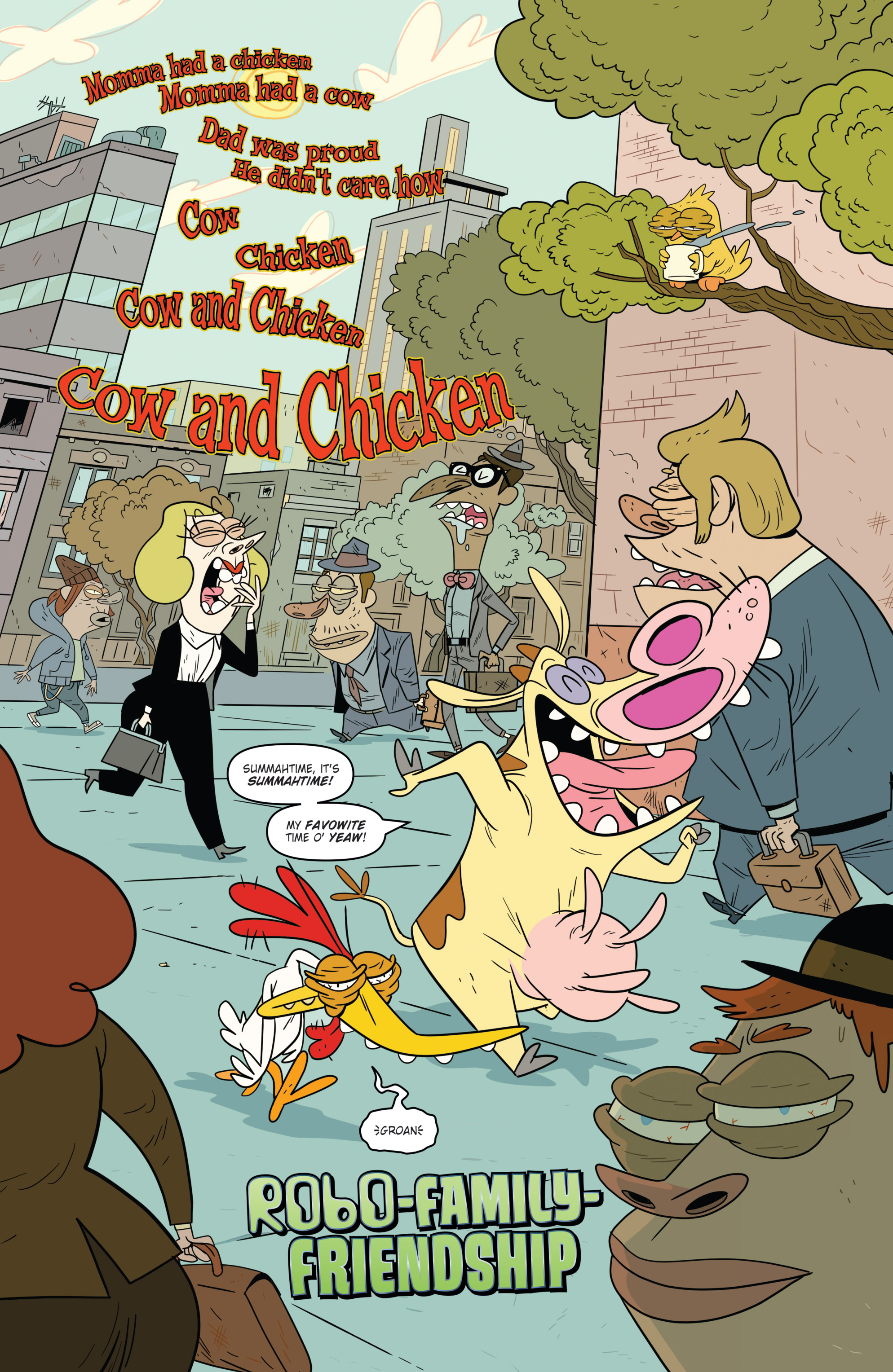 Read online Super Secret Crisis War! comic -  Issue # _Special - Cow and Chicken - 4