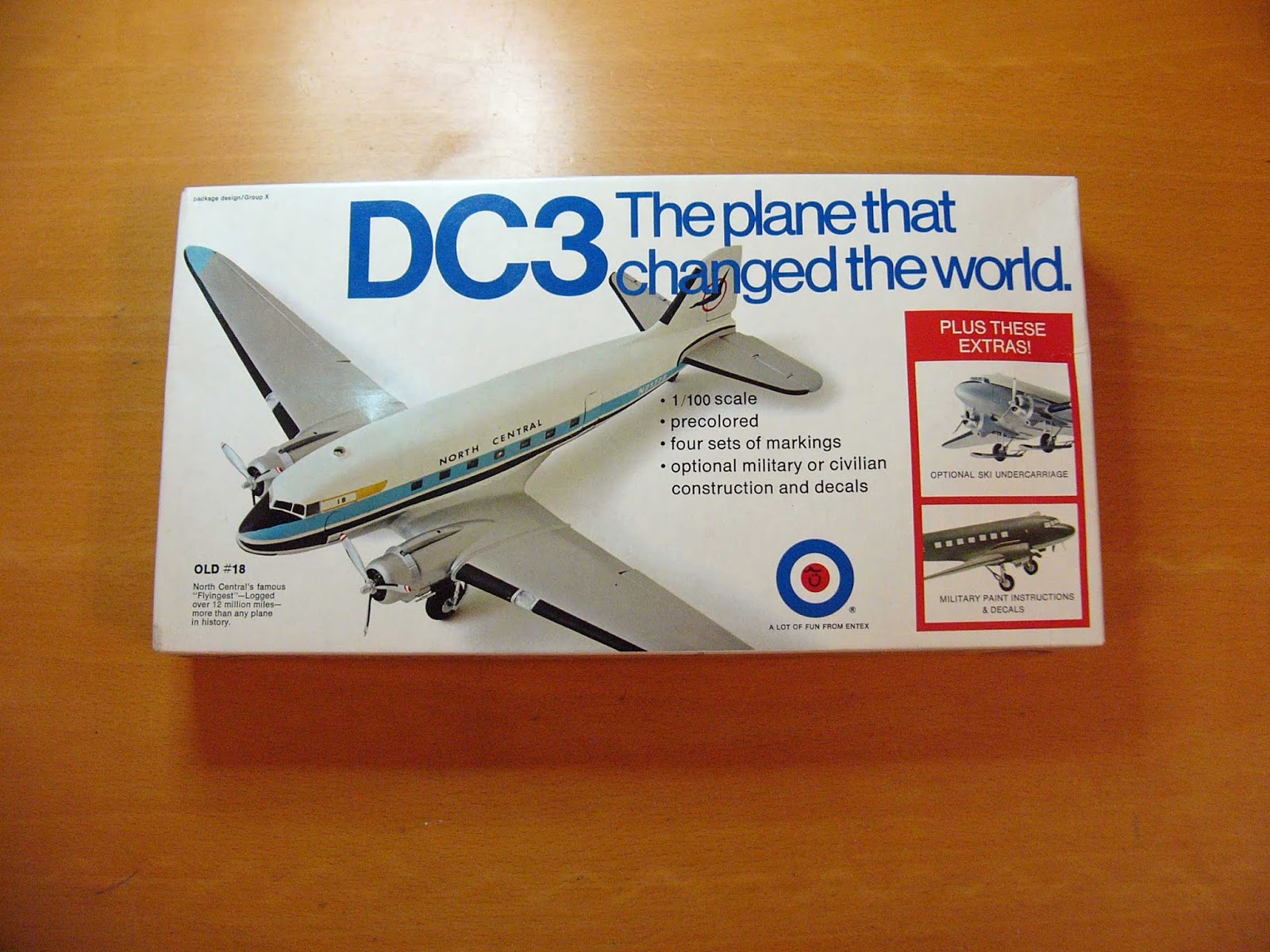 C-47 or DC3 機体キット EPS素材 機体のみ Photo）米陸軍大戦機と