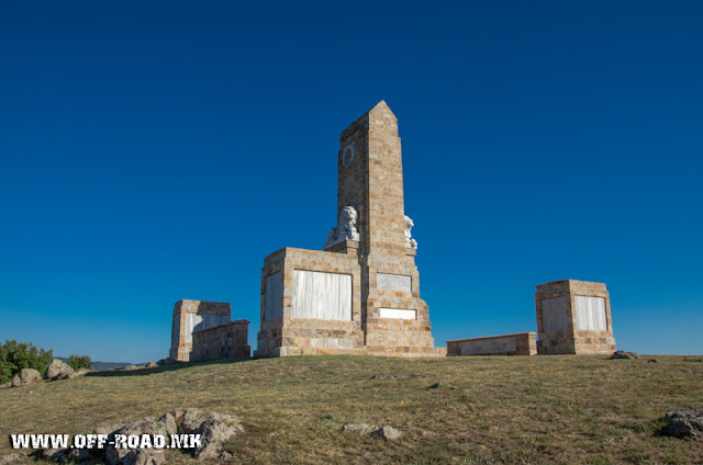 Dojran WW1 Memorial near village Dojrani, Greece 