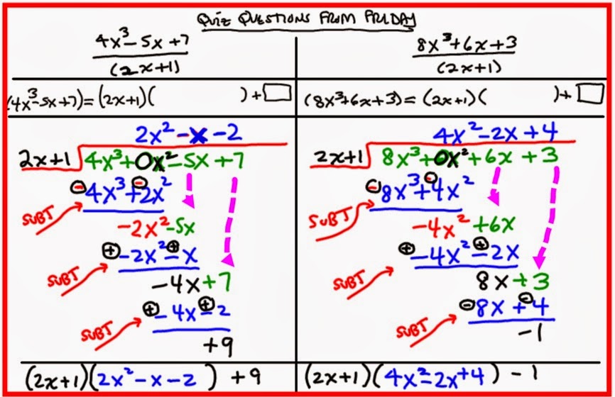 PreCalculus Topics Fundamental Th. of Alg. and Complex Zeros (4.5)