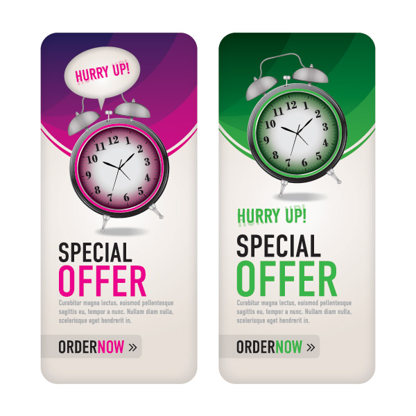 special offer banner free vector