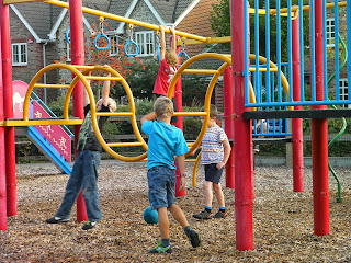 woodchip safety flooring in playground