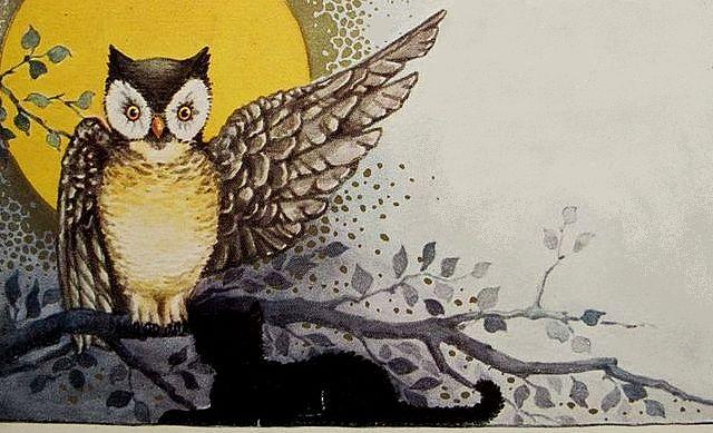 clipart vintage owl - photo #42