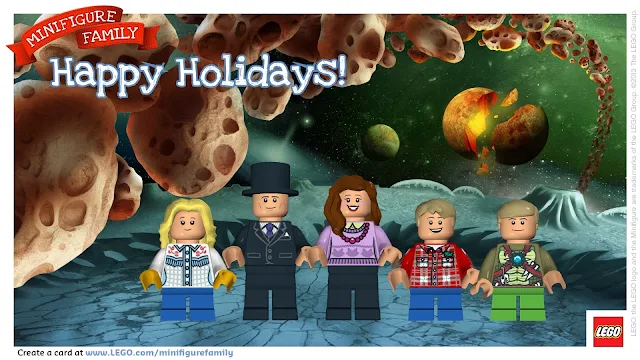 LEGO Minifigure Holiday Card!