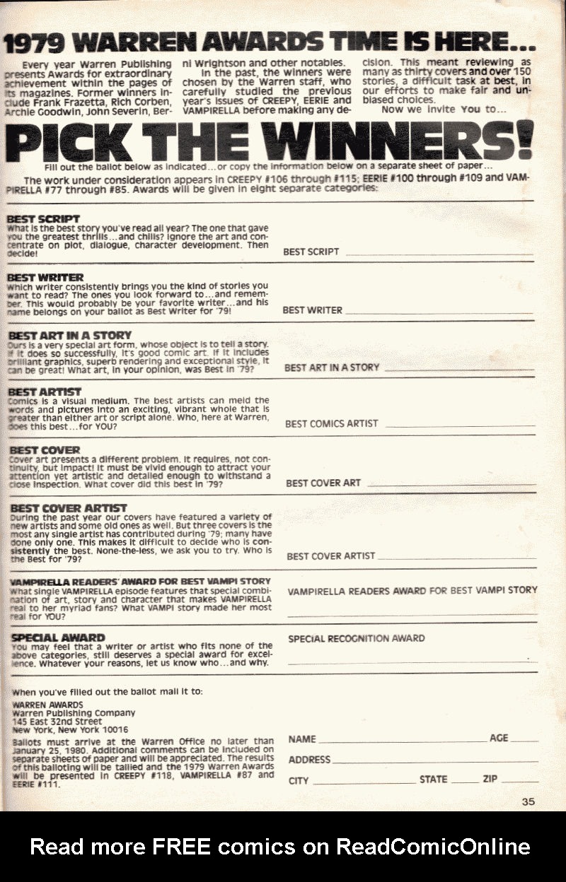 Read online Vampirella (1969) comic -  Issue #85 - 34