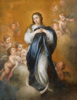 Inmaculada Concepción - Taller de Murillo - Óleo sobre lienzo 37,5x29,8 cm Dulwich Gallery Picture - REINO UNIDO Taller de Murillo