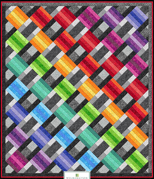 Quilting Land Wilm Essentials Rainbow Quilt