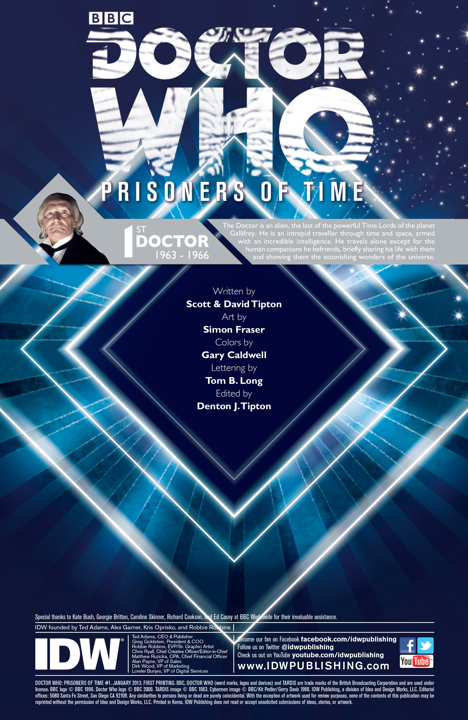 Read online Doctor Who: Prisoners of Time comic -  Issue #1 - 2