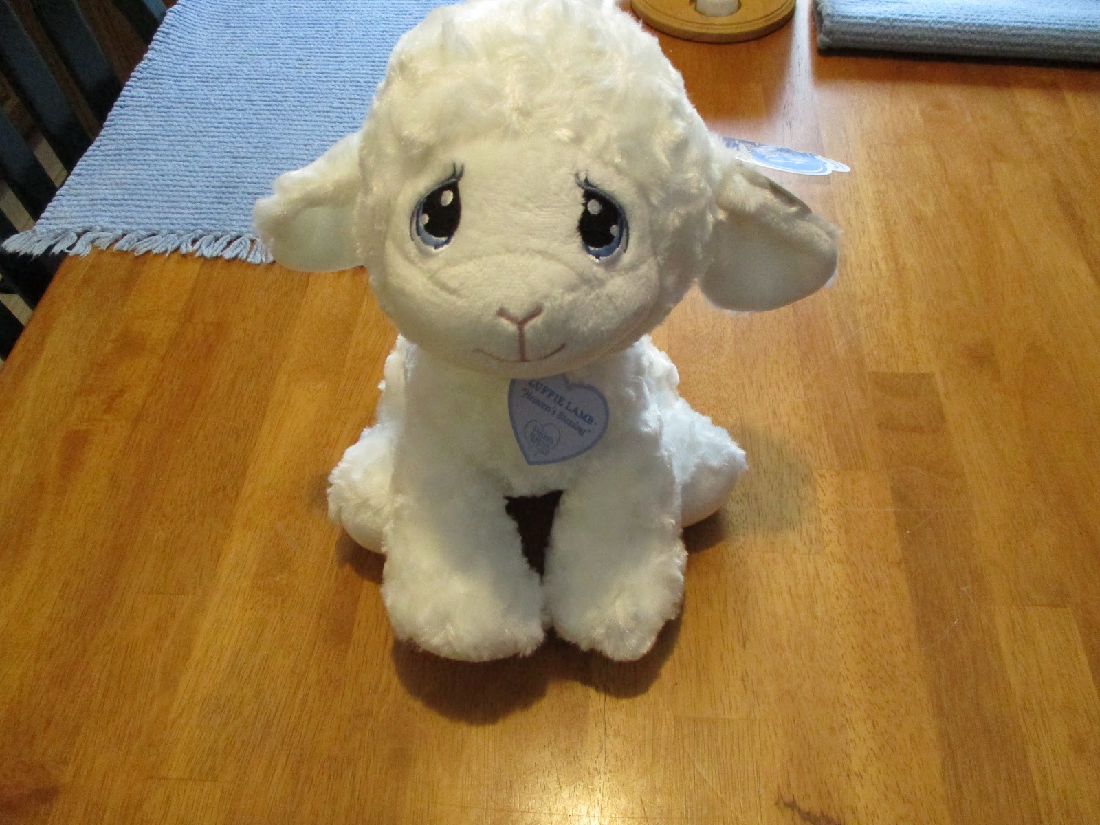 precious moments stuffed lamb