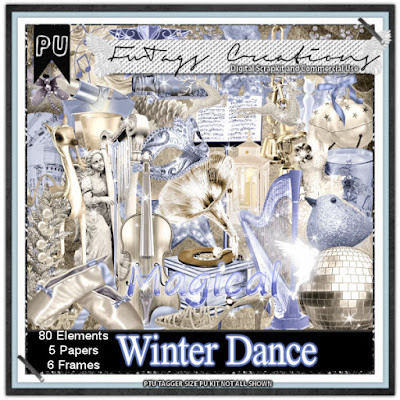 Winter Dance, Scrap kit by Claire Slack aka FwTags Winter Dance, Scrap kit by Claire Slack aka FwTags